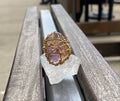BRONZE+AMETHYST RING