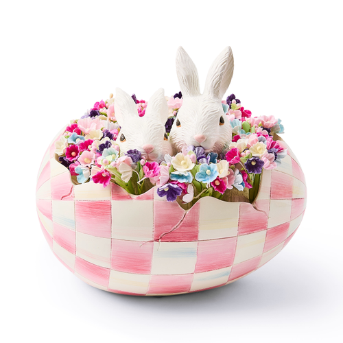 Bubblegum Check Peekaboo Egg Mackenzie Childs