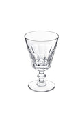 Crystal wine goblet. The Caton glasses from Saint-Louis date back to 1877.