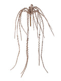 CHAMPAGNE/GOLD GLITTERED SENECIO HANGING VINE