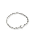 Cheer Stretch Bracelet Mother of Pearl, Silver
