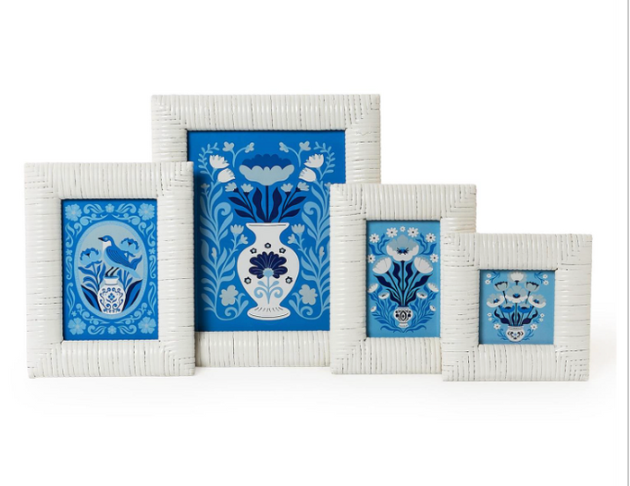 CHINOISERIE FRAMED WALL ART - 4 SIZES