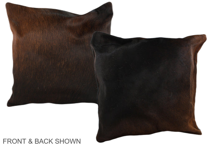 Chocolate Cowhide Pillow #A36830
