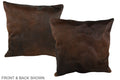Chocolate Cowhide Pillow #A37546