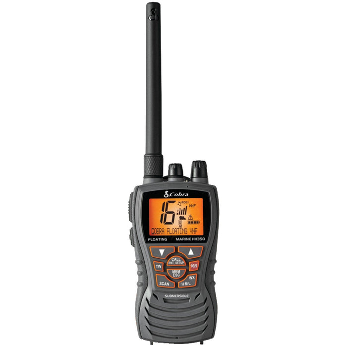 Cobra Marine Marine 6-Watt Floating VHF Radio (Gray)