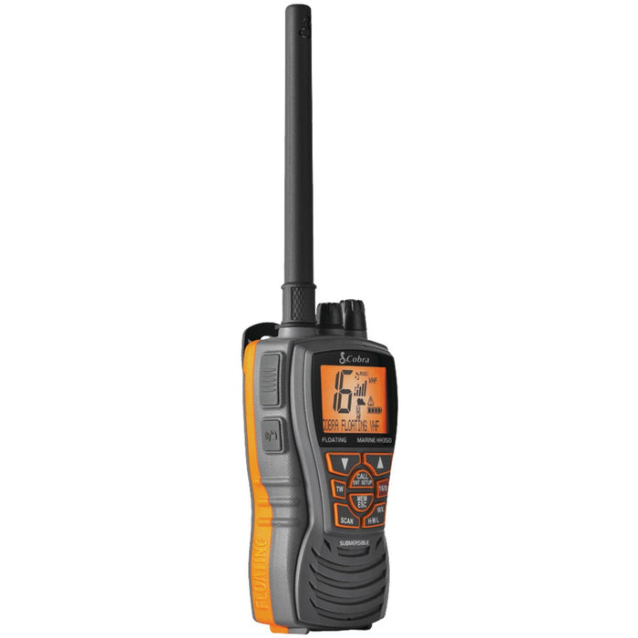 Cobra Marine Marine 6-Watt Floating VHF Radio (Gray)