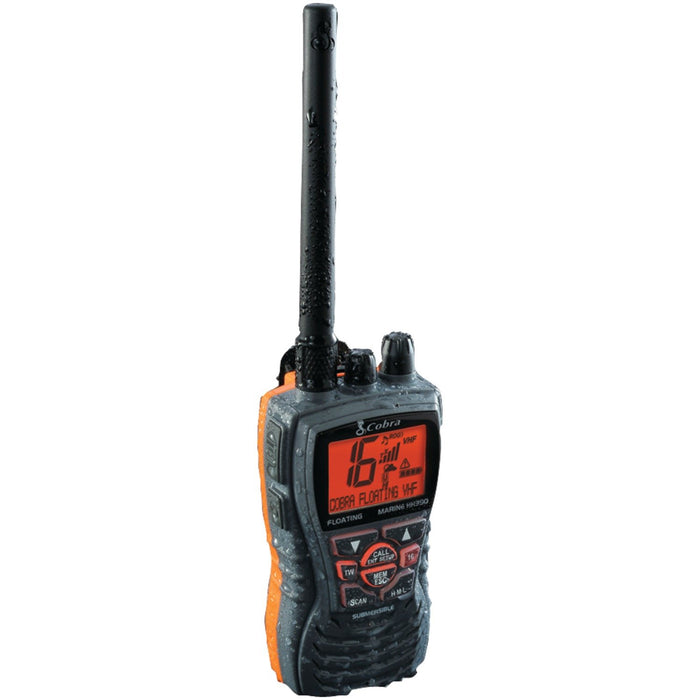 Cobra Marine Marine 6-Watt Floating VHF Radio (Gray)