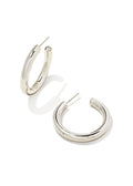 Colette Silver Hoop Earrings