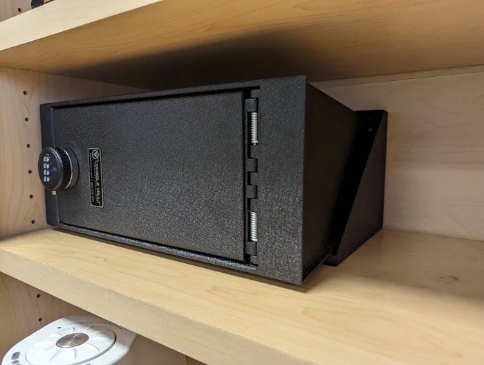 Console Vault Universal Multi-Safe - Mounted Safe Solution for Your Home Side View