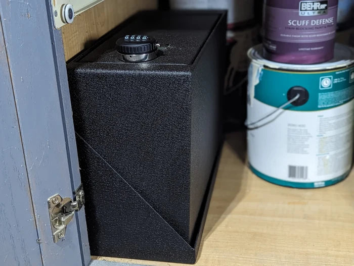 Console Vault Universal Multi-Safe - Mounted Safe Solution for Your Home Mounted in Garage