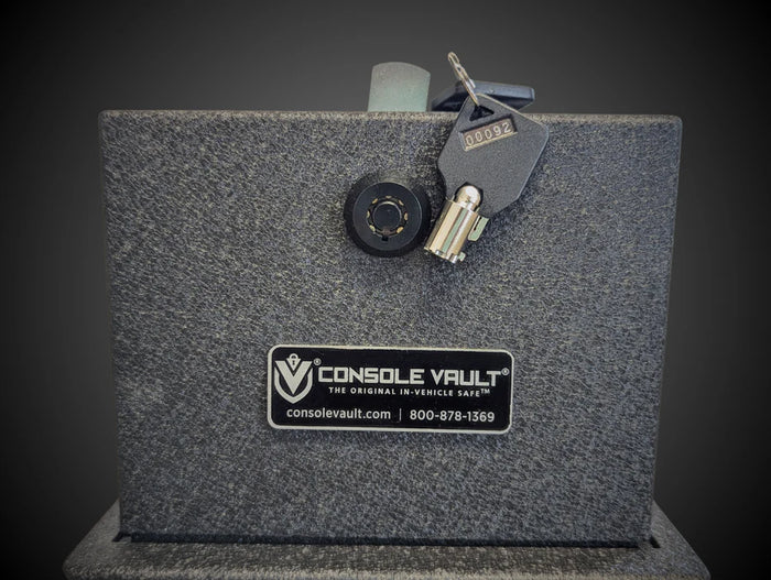 Console Vault Universal Multi-Safe - Mounted Safe Solution for Your Home Front with Key Lock