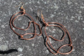 COPPER FREESTYLE EARRINGS