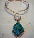 COPPER+CHRYSOCOLLA NECKLACE