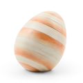 Coral Stripe Mini Egg Mackenzie Childs