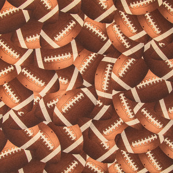 Curtain Valance - Footballs Cotton Calico