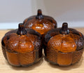 DARK AMBER PUMPKIN CANDLE - SOUTHERN OAK