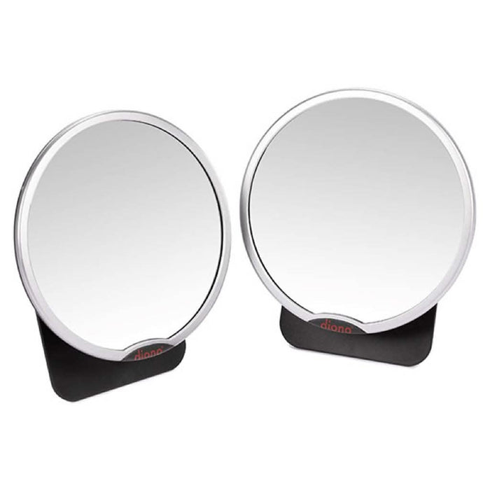 DIONO Easy View Mirror (2 Pack)-Car Seat Accessories-Diono-Silver-ANB Baby Store