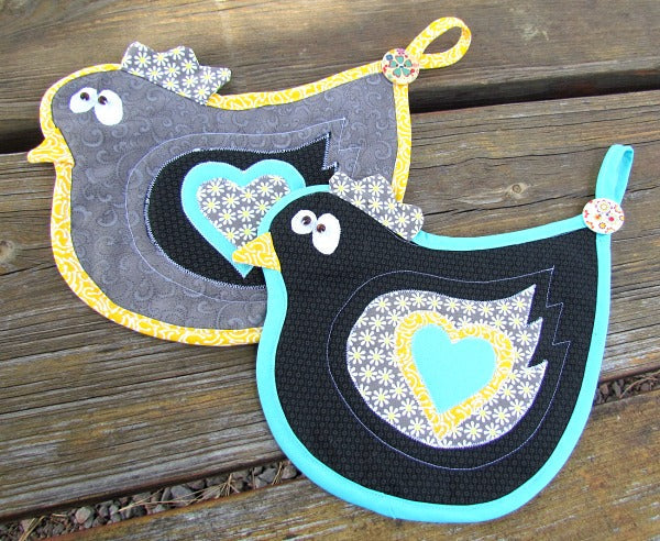 Dizzy Chicks Hot Pad Digital Pattern