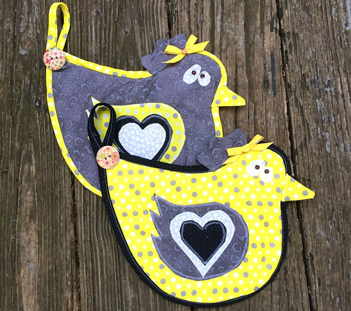 Dizzy Chicks Hot Pad Digital Pattern