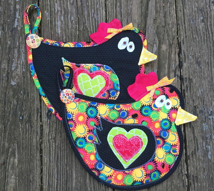 Dizzy Chicks Hot Pad Digital Pattern