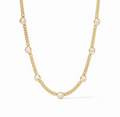 DOLCE DELICATE STATION NECKLACE - IRIDESCENT CLEAR