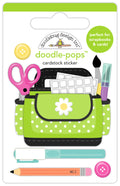 Doodlebug, Doodle-pops 3D Cardstock Sticker, Crafty Girl