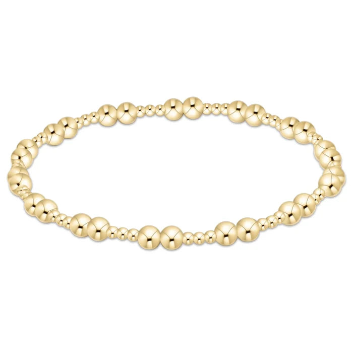 E NEWTON TOGETHER GOLD BEAD BRACELET - 4 SIZES