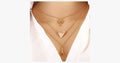 Eiffel Tower Triangle Bar Necklace