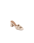 Emily Heeled Sandal, Bone