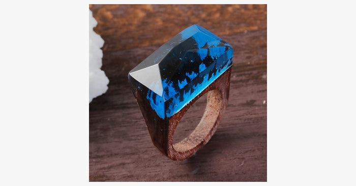 Enchanted Winter Forest Ring