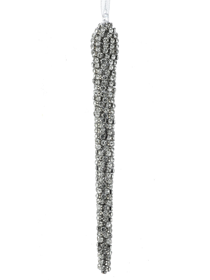 FAUX DIAMOND ICICLE ORNAMENT