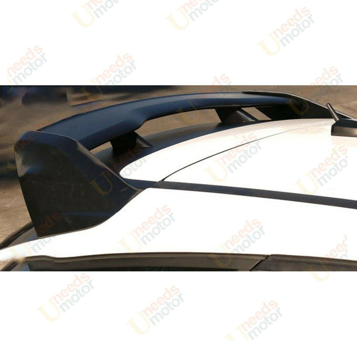 Fit 2012-2018 Ford Focus Hatchback RS Style Rear Roof Wing Spoiler (Unpainted / Matte Black)
