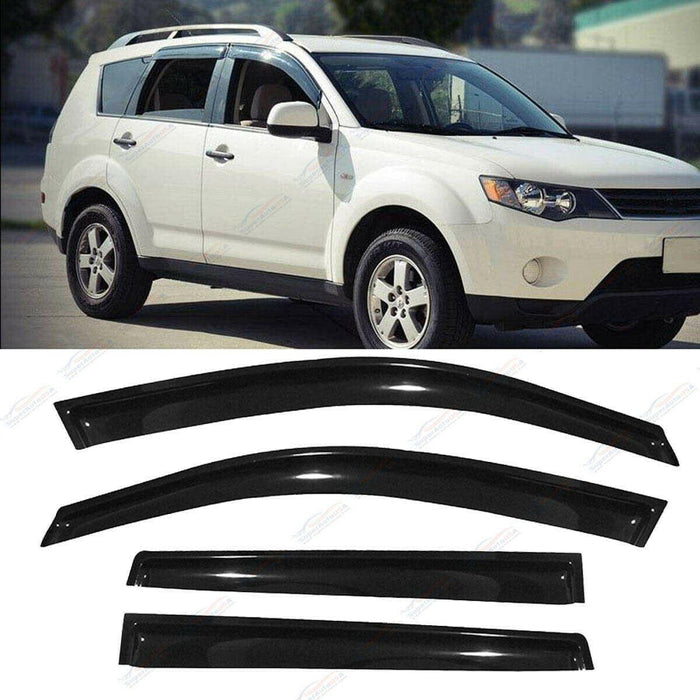 Fit 2015-2018 Toyota Corolla Scion IM Out-Channel Vent Window Visors Rain Sun Wind Guards Shade Deflectors