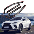 Fit 2016-2022 Lexus Rx350 In-Channel Vent Window Visors Rain Sun Wind Guards Shade Deflectors