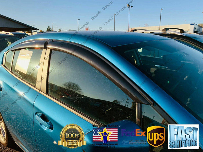 2021 Crosstrek XV Out-Channel Window Visors for Wind Protection by SuperAutoUSA
