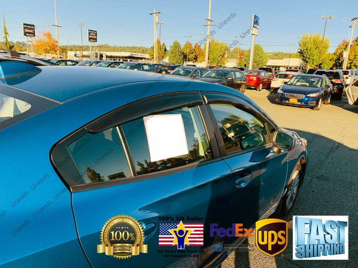 Sleek Out-Channel Vent Window Deflectors for 2020 Crosstrek by SuperAutoUSA