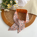 FLORAL TWILLY SCARF - LEAF