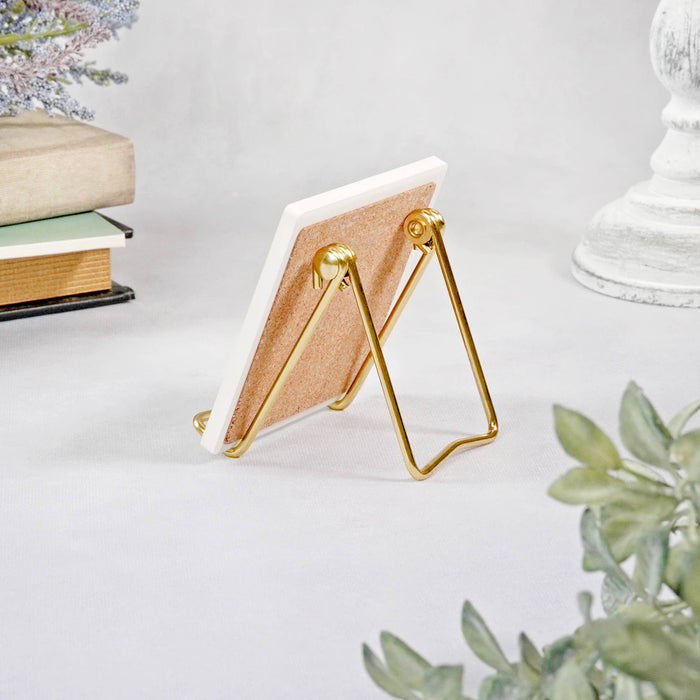 FOLDING GOLD WIRE EASEL