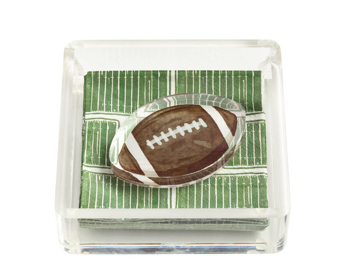FOOTBALL ACRYLIC NAPKIN HOLDER