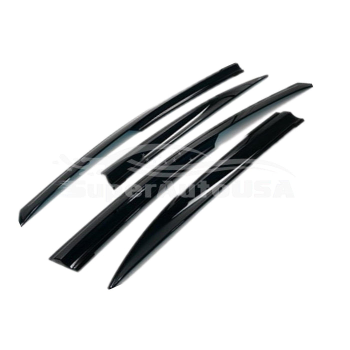 For Hyundai Accent 2012-2017 3D Mugen Style Vent Window Visors Rain Sun Wind Guards Shade Deflectors