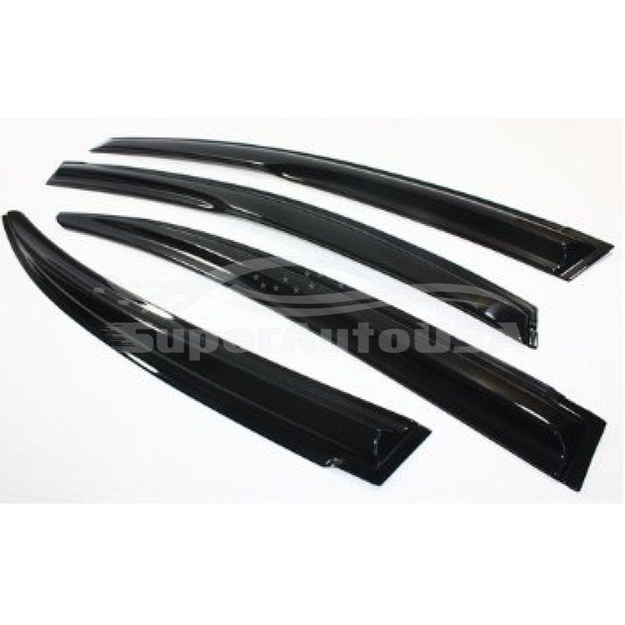 For Hyundai Elantra 2017-2020 3D Mugen Style Vent Window Visors Rain Sun Wind Guards Shade Deflectors