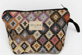 GEOMETRIC JACQUARD SMALL MAKEUP BAG - 2 STYLES