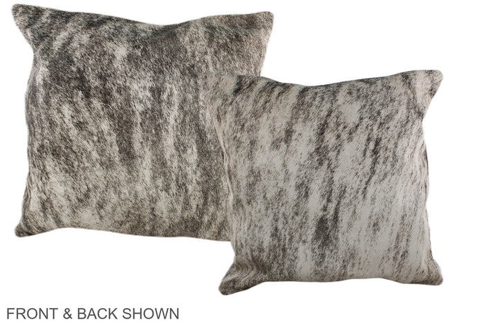 Grey Cowhide Pillow #A36836