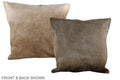 Grey with Beige Cowhide Pillow #A37351