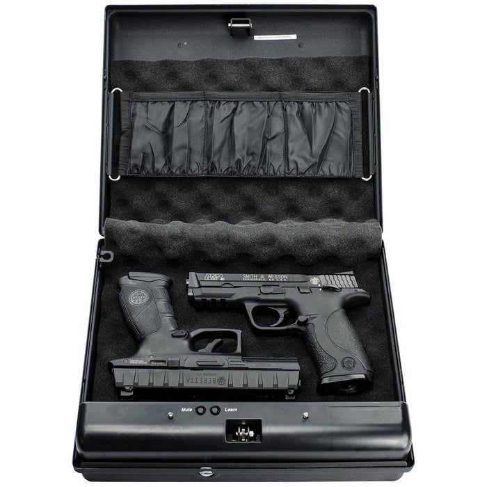 GunVault MV1050-19 MicroVault XL Quick Access Handgun Safe Wide Open