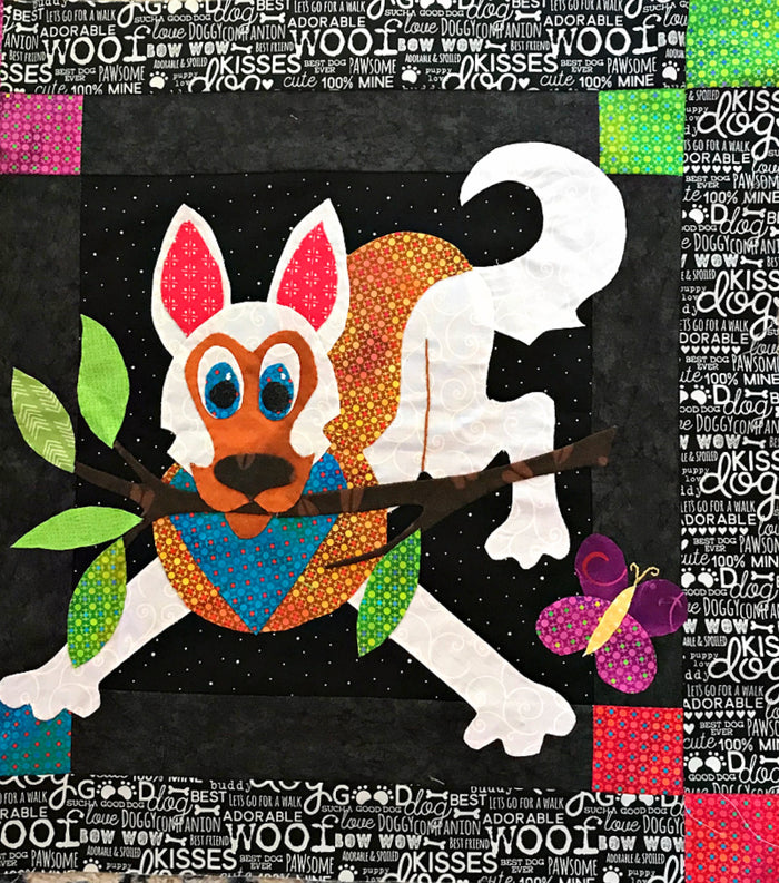 Happy Tails Digital Quilt Pattern