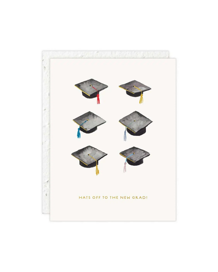 Hats Off Graduation Card