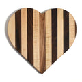 Heart Shaped Appalachian Hardwood Charcuterie Cutting Board, Handmade in the USA