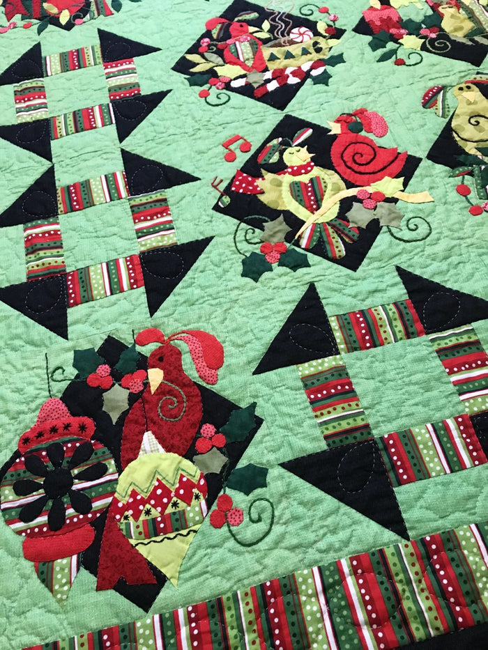 Holiday for the Birds Digital Quilt Pattern