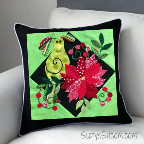 Holiday for the Birds Digital Quilt Pattern
